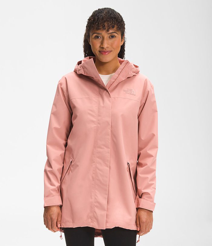 Chubasquero The North Face Mujer Rosas Voyage Midi 64230LGPO